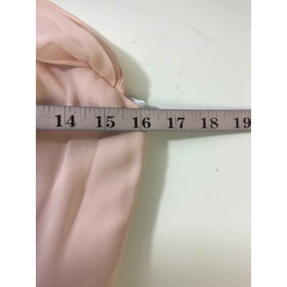 AW BRIDAL 4 S pearl pink chiffon cowl neck bridesmaid party maxi dress NEW B26 - Picture 4 of 7